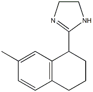 1H-Imidazole,4,5-dihydro-2-(1,2,3,4-tetrahydro-7-methyl-1-naphthalenyl)-(9CI) 结构式