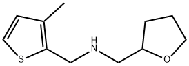 2-Furanmethanamine,tetrahydro-N-[(3-methyl-2-thienyl)methyl]-(9CI) 结构式