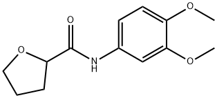 2-Furancarboxamide,N-(3,4-dimethoxyphenyl)tetrahydro-(9CI) Struktur