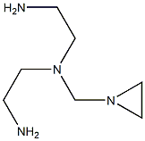 1,2-Ethanediamine,N-(2-aminoethyl)-N-(1-aziridinylmethyl)-(9CI) 化学構造式