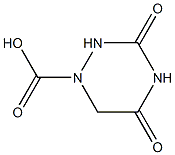 1,2,4-Triazine-1(2H)-carboxylicacid,tetrahydro-3,5-dioxo-(9CI) Structure