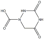 1,2,4-Triazine-1(2H)-carboxylicacid,tetrahydro-3,5-dioxo-(9CI) 化学構造式