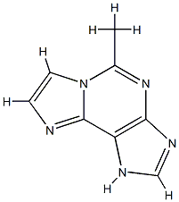 1H-Imidazo[2,1-i]purine,  5-methyl-  (9CI) 结构式