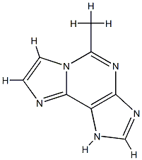 1H-Imidazo[2,1-i]purine,  5-methyl-  (9CI) 化学構造式