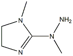 1H-Imidazole,4,5-dihydro-1-methyl-2-(1-methylhydrazino)-(9CI) 化学構造式