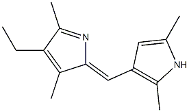 1H-Pyrrole,2-[(Z)-(2,5-dimethyl-3H-pyrrol-3-ylidene)methyl]-4-ethyl-3,5-dimethyl-(9CI),775273-39-7,结构式