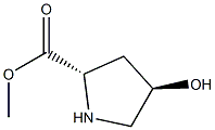 D-Proline, 4-hydroxy-, methyl ester, (4S)-rel- (9CI),775275-31-5,结构式