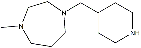 1H-1,4-Diazepine,hexahydro-1-methyl-4-(4-piperidinylmethyl)-(9CI) Structure