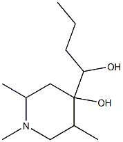 4-Piperidinemethanol,4-hydroxy-1,2,5-trimethyl-alpha-propyl-(9CI) Structure