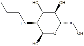 alpha-L-Glucopyranose, 2-deoxy-2-(propylamino)- (9CI) Structure