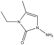 2H-Imidazol-2-one,1-amino-3-ethyl-1,3-dihydro-4-methyl-(9CI) Structure