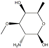 beta-D-Galactopyranose, 2-amino-2,6-dideoxy-3-O-methyl- (9CI),775558-55-9,结构式