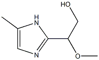 1H-Imidazole-2-ethanol,  -bta--methoxy-4-methyl-  (9CI) Structure