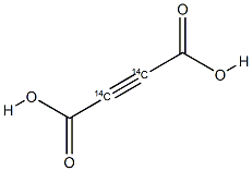 ACETYLENEDICARBOXYLIC ACID-2,3-14C Structure