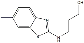 1-Propanol,3-[(6-methyl-2-benzothiazolyl)amino]-(9CI) Structure