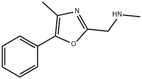 2-Oxazolemethanamine,N,4-dimethyl-5-phenyl-(9CI) Structure