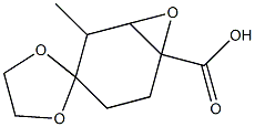 Spiro[1,3-dioxolane-2,3-[7]oxabicyclo[4.1.0]heptane]-6-carboxylic acid, 2-methyl-, (1alpha,2alpha,6alpha)- (9CI) 化学構造式