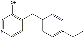 3-Pyridinol,4-[(4-ethylphenyl)methyl]-(9CI) Struktur