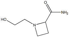2-Azetidinecarboxamide,1-(2-hydroxyethyl)-(9CI) Structure
