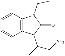 2H-Indol-2-one,3-(2-amino-1-methylethyl)-1-ethyl-1,3-dihydro-(9CI)|