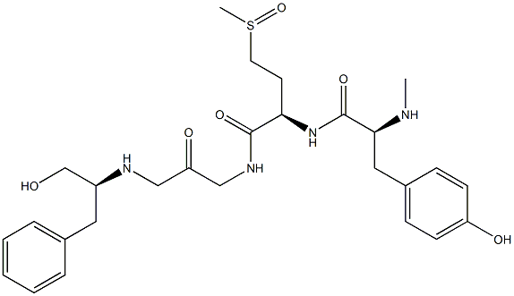 N-Methyl-L-Tyr-4-(methylsulfinyl)-D-Abu-Gly-methyl[(S)-1-(hydroxymethyl)-2-phenylethyl]-NH2 Structure