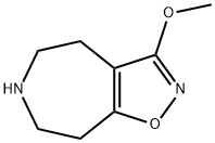 4H-Isoxazolo[4,5-d]azepine,5,6,7,8-tetrahydro-3-methoxy-(9CI) Struktur