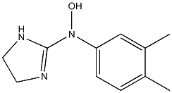 1H-Imidazol-2-amine,N-(3,4-dimethylphenyl)-4,5-dihydro-N-hydroxy-(9CI) Structure