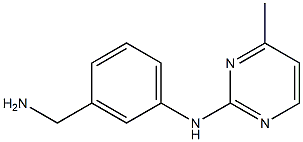 2-Pyrimidinamine,N-[3-(aminomethyl)phenyl]-4-methyl-(9CI) Structure