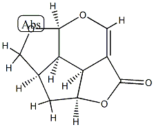 2H,5H-1,4,7-Trioxacyclopent[jkl]-as-indacen-5-one,2a,3,3a,7a,7b,7c-hexahydro-,(2aR,3aS,7aS,7bR,7cS)-(9CI) Structure