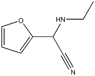 2-Furanacetonitrile,alpha-(ethylamino)-(9CI) Structure