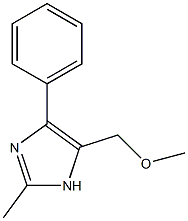 1H-Imidazole,4-(methoxymethyl)-2-methyl-5-phenyl-(9CI) Struktur