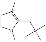 1H-Imidazolium,2-(2,2-dimethylpropyl)-4,5-dihydro-1,3-dimethyl-(9CI) Structure
