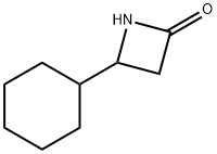 2-Azetidinone,4-cyclohexyl-(9CI) Structure