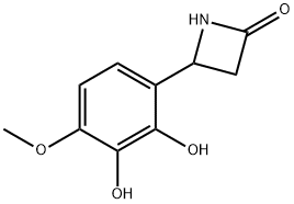 2-Azetidinone,4-(2,3-dihydroxy-4-methoxyphenyl)-(9CI) 化学構造式