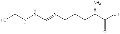 omega-N-hydroxymethylarginine Structure