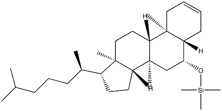 6β-[(Trimethylsilyl)oxy]-5α-cholest-2-ene 结构式