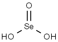 亜セレン酸 化学構造式