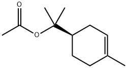 (1R)-α,α,4-トリメチル-3-シクロヘキセン-1-メタノールアセタート 化学構造式