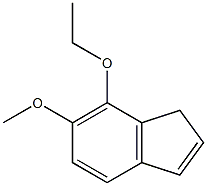1H-Indene,7-ethoxy-6-methoxy-(9CI) 结构式