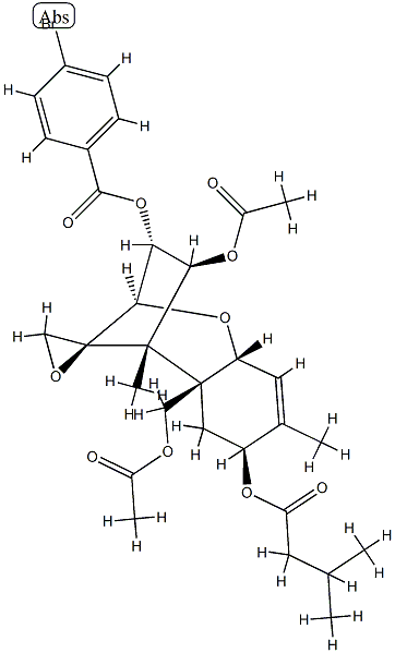 77882-84-9 12,13-Epoxytrichothec-9-ene-3α,4β,8α,15-tetrol 4,15-diacetate 3-(4-bromobenzoate)8-(3-methylbutanoate)