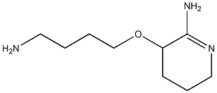 2-Pyridinamine,3-(4-aminobutoxy)-3,4,5,6-tetrahydro-(9CI) Structure