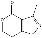 4H-Pyrano[3,4-d]isoxazol-4-one,6,7-dihydro-3-methyl-(9CI) Structure