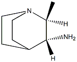 1-Azabicyclo[2.2.2]octan-3-amine,2-methyl-,(2R,3S)-rel-(9CI) Struktur