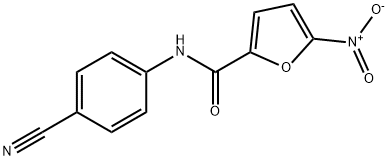 2-Furancarboxamide,N-(4-cyanophenyl)-5-nitro-(9CI) 结构式