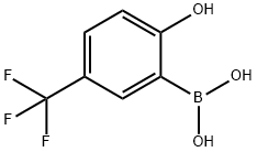 2-hydroxy-5-(trifluoroMethyl)phenylboronic acid Structure