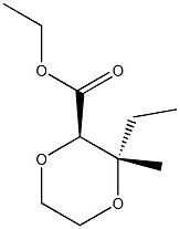 threo-Pentonic acid, 4,5-dideoxy-2,3-O-1,2-ethanediyl-3-C-methyl-, ethyl ester (9CI) 结构式