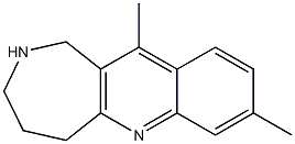 1H-Azepino[4,3-b]quinoline,2,3,4,5-tetrahydro-8,11-dimethyl-(9CI) Structure