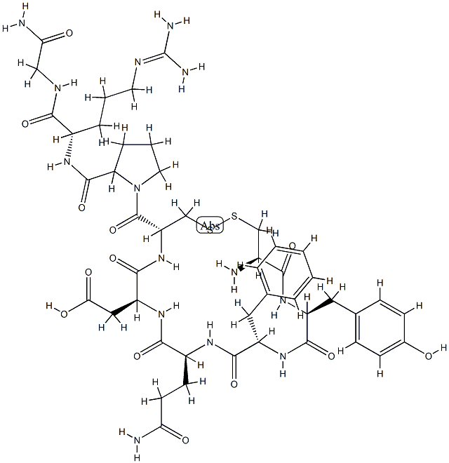 аргипрессин, Asp (5) - структура