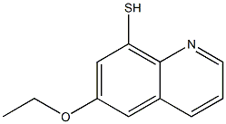 8-Quinolinethiol,6-ethoxy-(9CI) Struktur