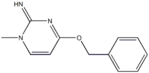2(1H)-Pyrimidinimine,1-methyl-4-(phenylmethoxy)-(9CI) 化学構造式